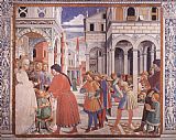 Benozzo di Lese di Sandro Gozzoli The School of Tagaste (scene 1, north wall) painting